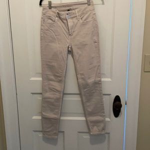 White House Black Market Khaki skinny ankle 0